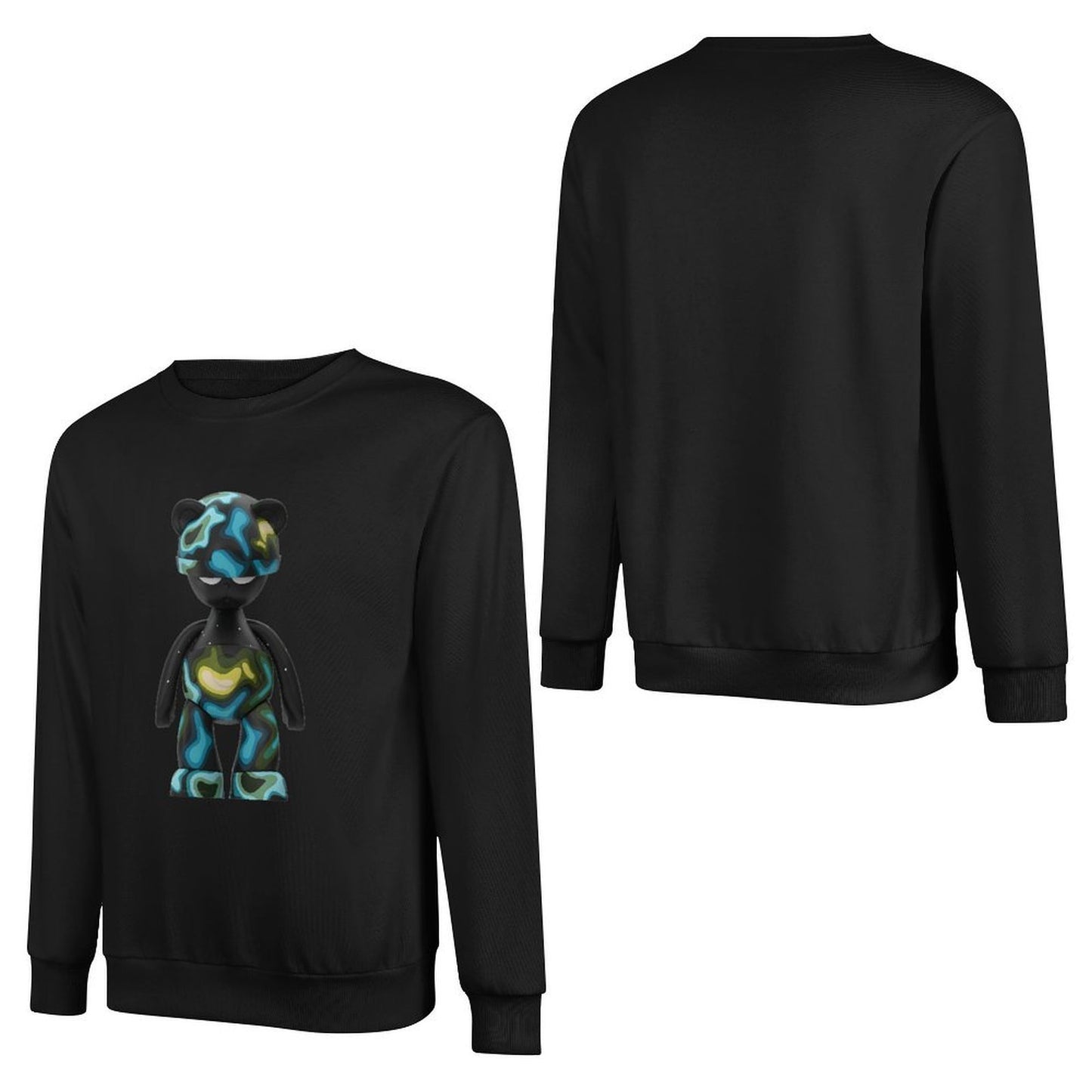 IPIB 250g Crew Neck Long Sleeve Sweatshirt Front GraphicCrew Neck Long Sleeve Sweatshirt6000072-2
