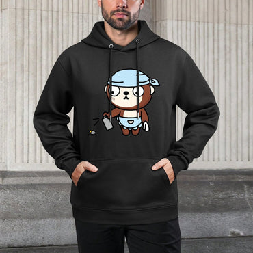 IPBR 250g Hooded Pocket Sweatshirt Front GraphicMen's Hooded  Sweatshirt4000225