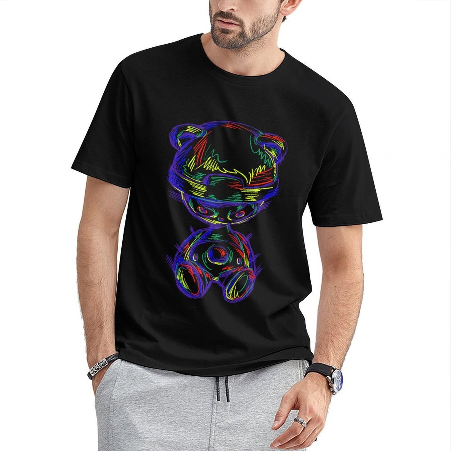 Inlex Bear T-shirtsRetro CityStyle T-Shirt