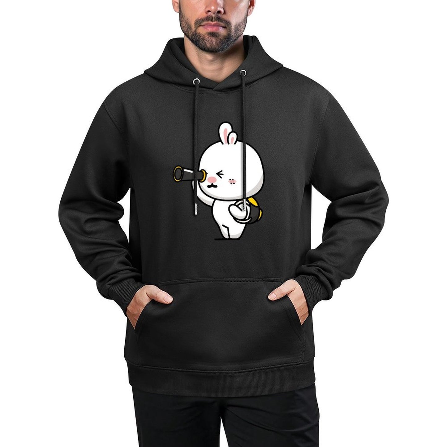 IPBR 250g Hooded Pocket Sweatshirt Front GraphicMen's Hooded  Sweatshirt4000246