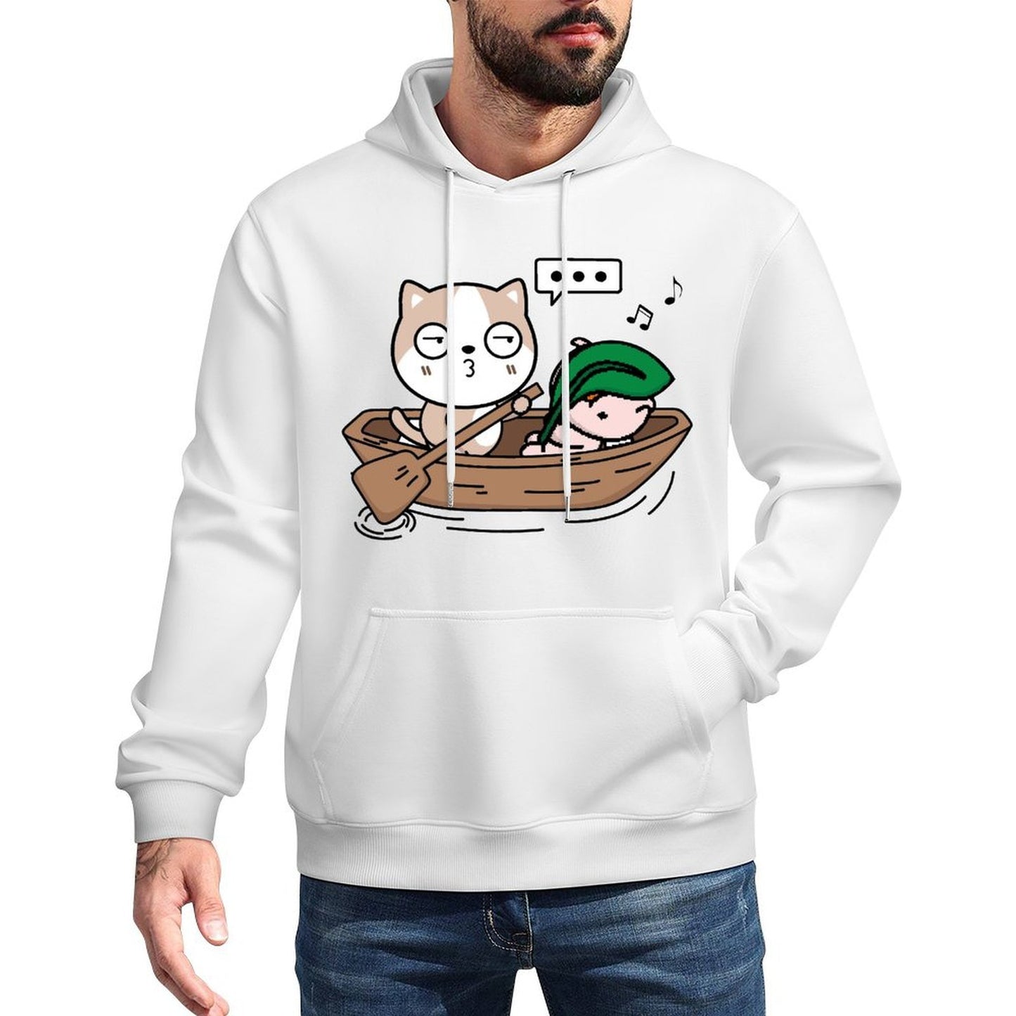IPBR 250g Hooded Pocket Sweatshirt Front GraphicMen's Hooded  Sweatshirt4003917