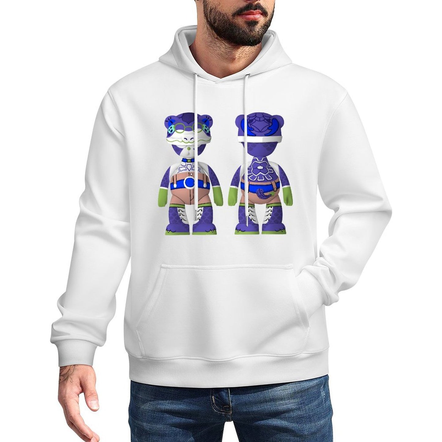 IPIB 250g Hooded Pocket Sweatshirt Front GraphicMen's Hooded  Sweatshirt6000075-6