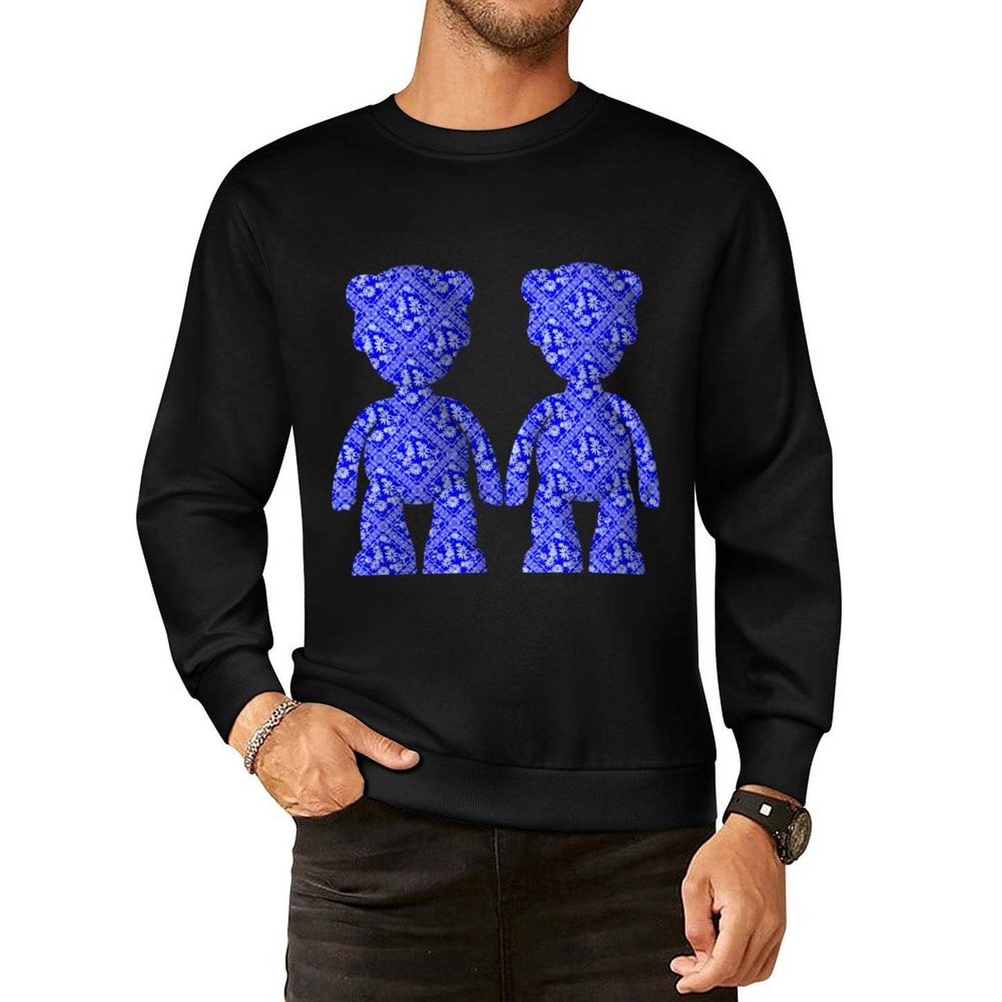 IPIB 250g Crew Neck Long Sleeve Sweatshirt Front GraphicCrew Neck Long Sleeve Sweatshirt6000147-6