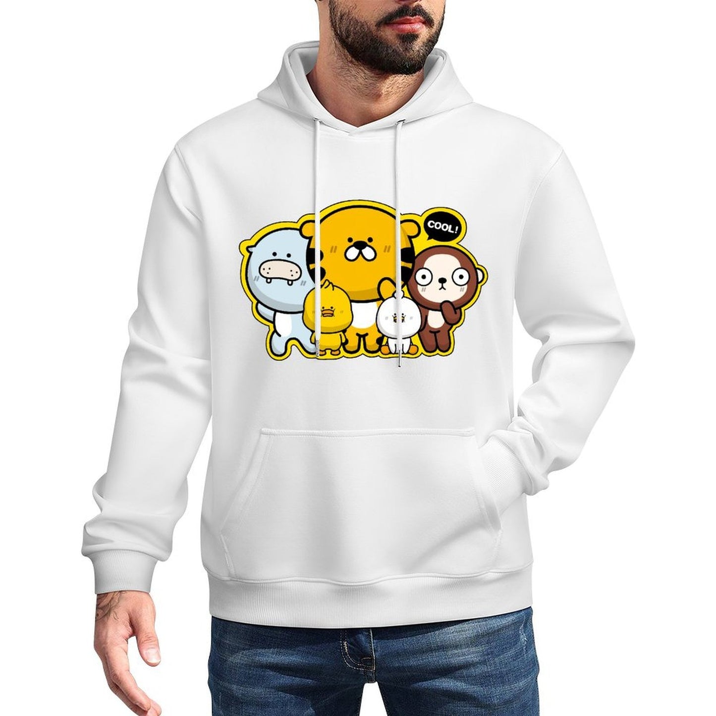 IPBR 250g Hooded Pocket Sweatshirt Front GraphicMen's Hooded  Sweatshirt4001300
