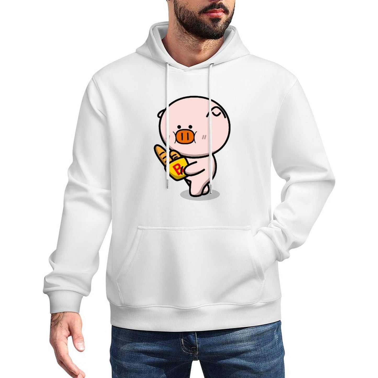 IPBR 250g Hooded Pocket Sweatshirt Front GraphicMen's Hooded  Sweatshirt4000267
