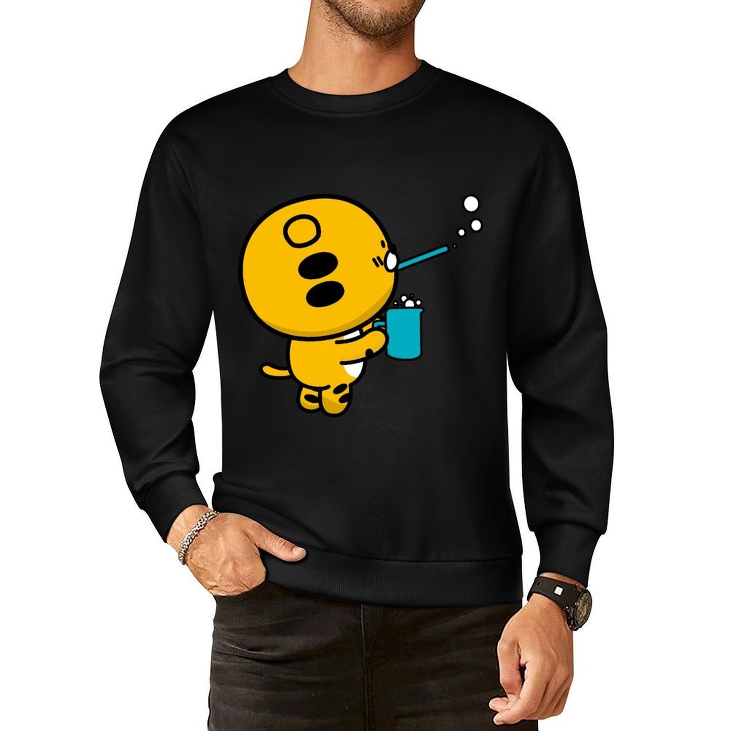 IPBR 250g Crew Neck Long Sleeve Sweatshirt Front GraphicCrew Neck Long Sleeve Sweatshirt4000528