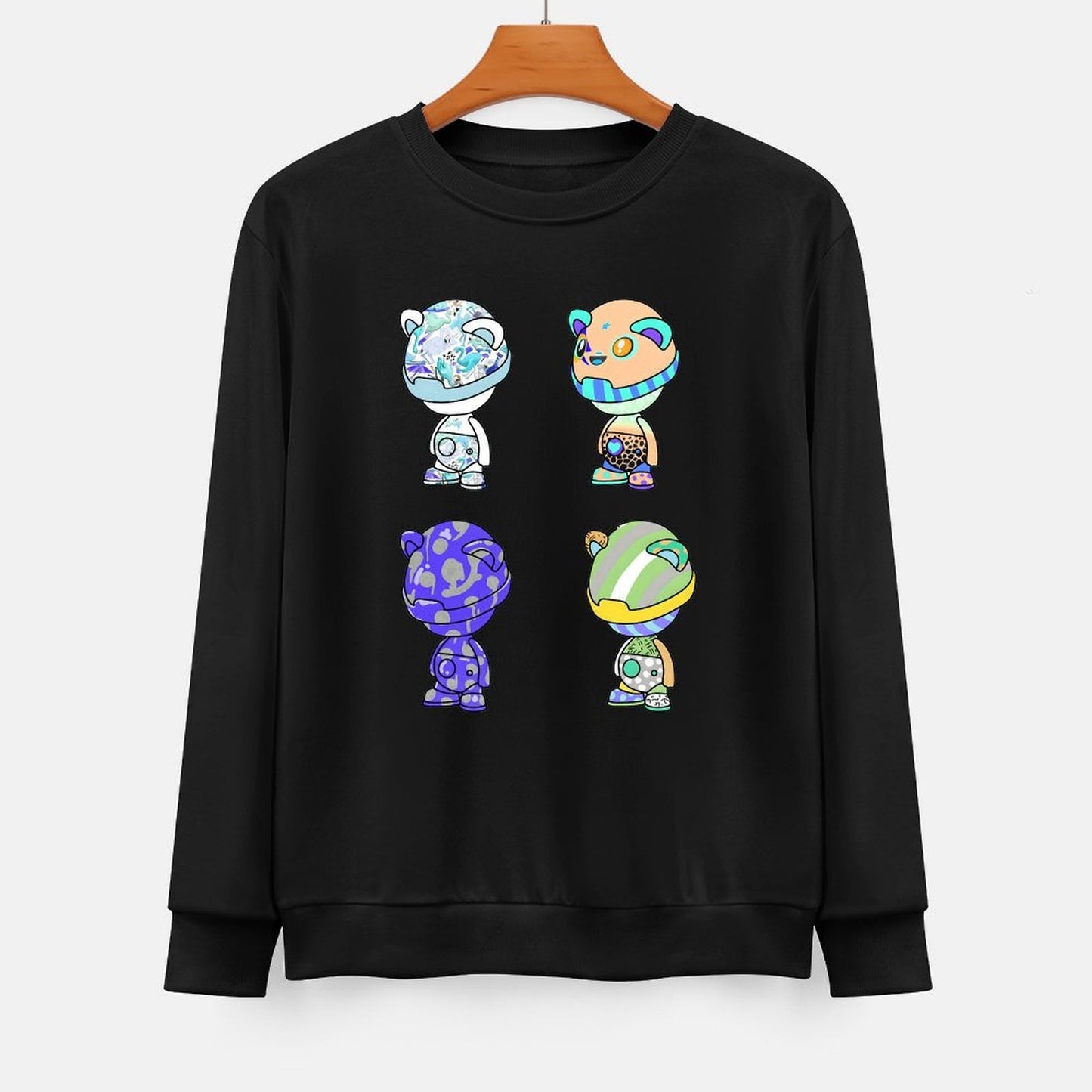 IPIB 250g Crew Neck Long Sleeve Sweatshirt Front GraphicCrew Neck Long Sleeve Sweatshirt6000073-2