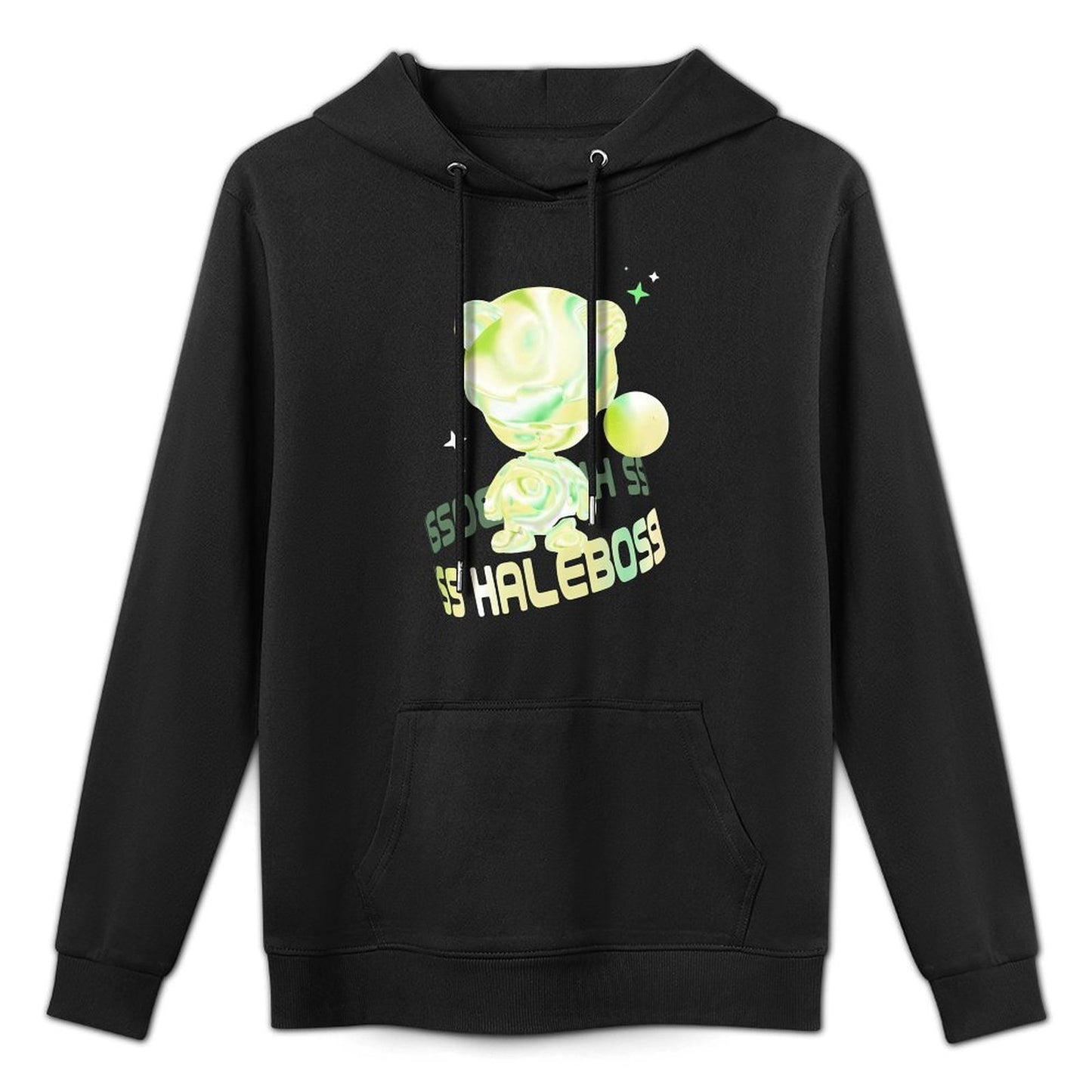 Hoodie Front PatternSolid Double-Stitched