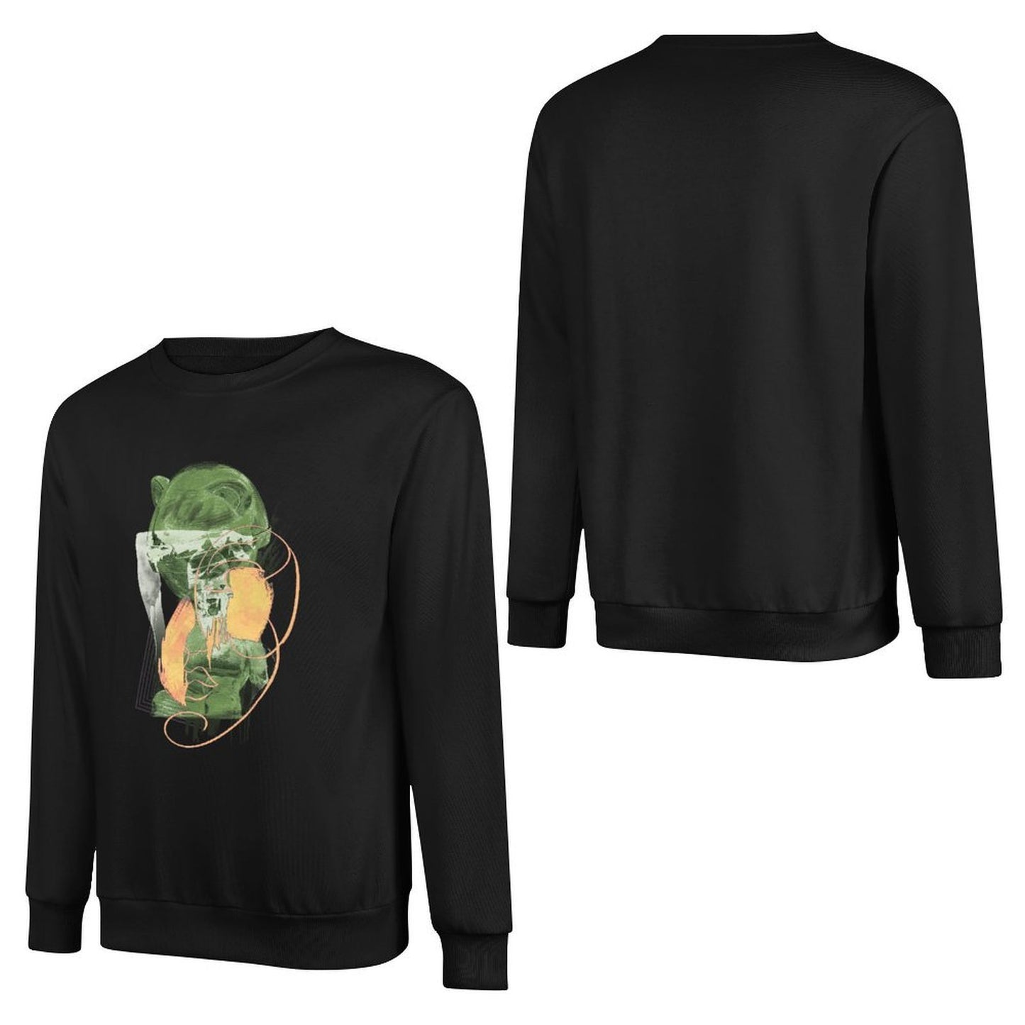 IPIB 250g Crew Neck Long Sleeve Sweatshirt Front GraphicCrew Neck Long Sleeve Sweatshirt6000019-7