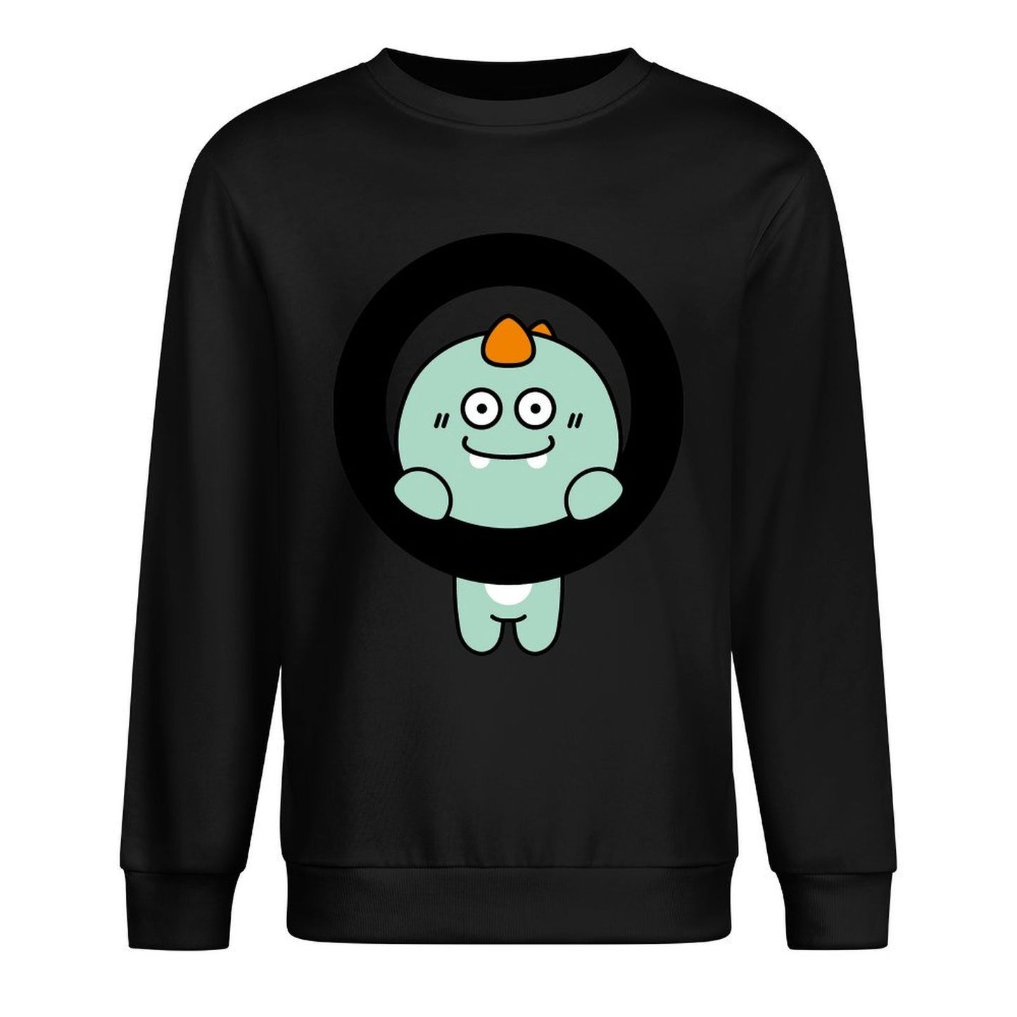 Front Patterned Long Sleeve TopPremium Finish Tear-Resistant