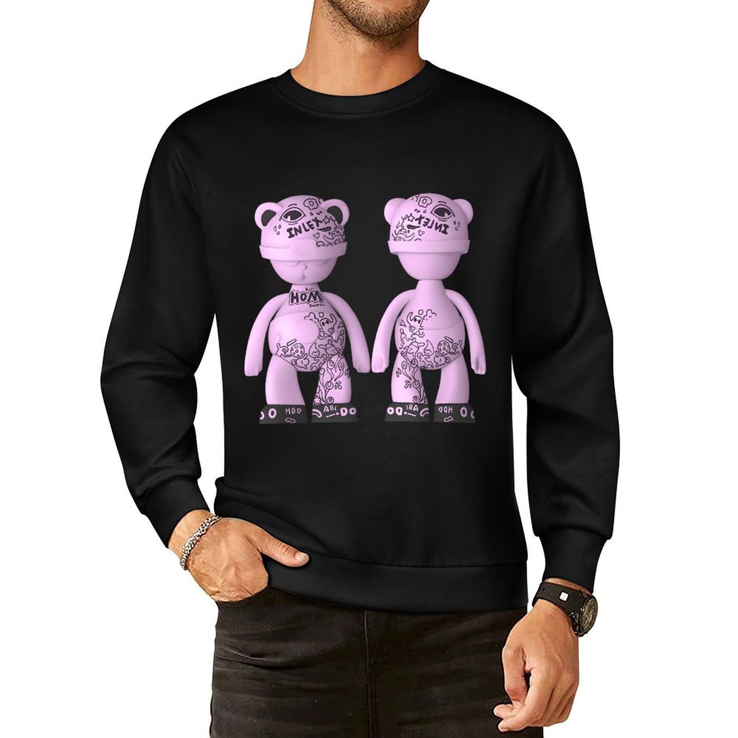 IPIB 250g Crew Neck Long Sleeve Sweatshirt Front GraphicCrew Neck Long Sleeve Sweatshirt6000082-4