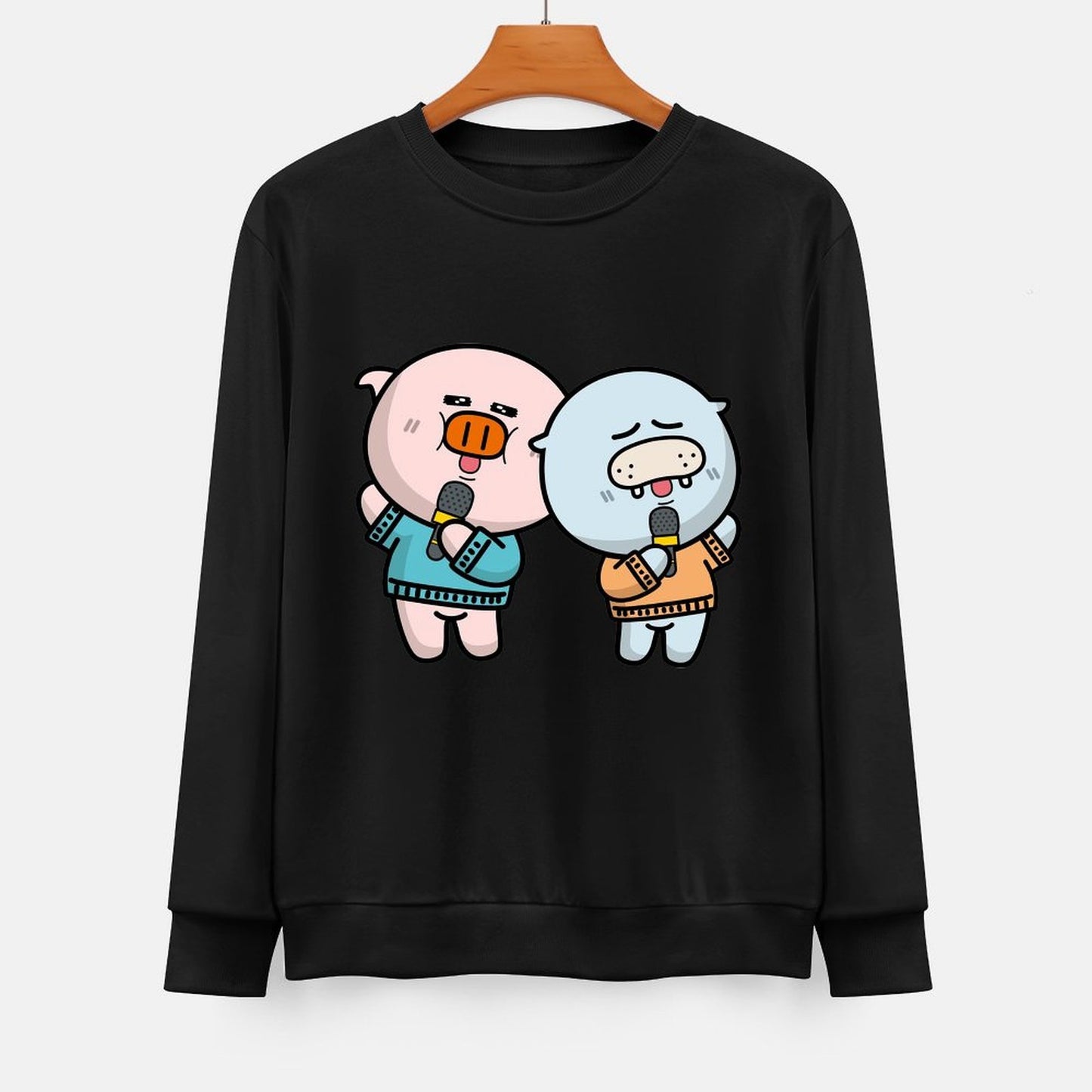 IPBR 250g Crew Neck Long Sleeve Sweatshirt Front GraphicCrew Neck Long Sleeve Sweatshirt4003861