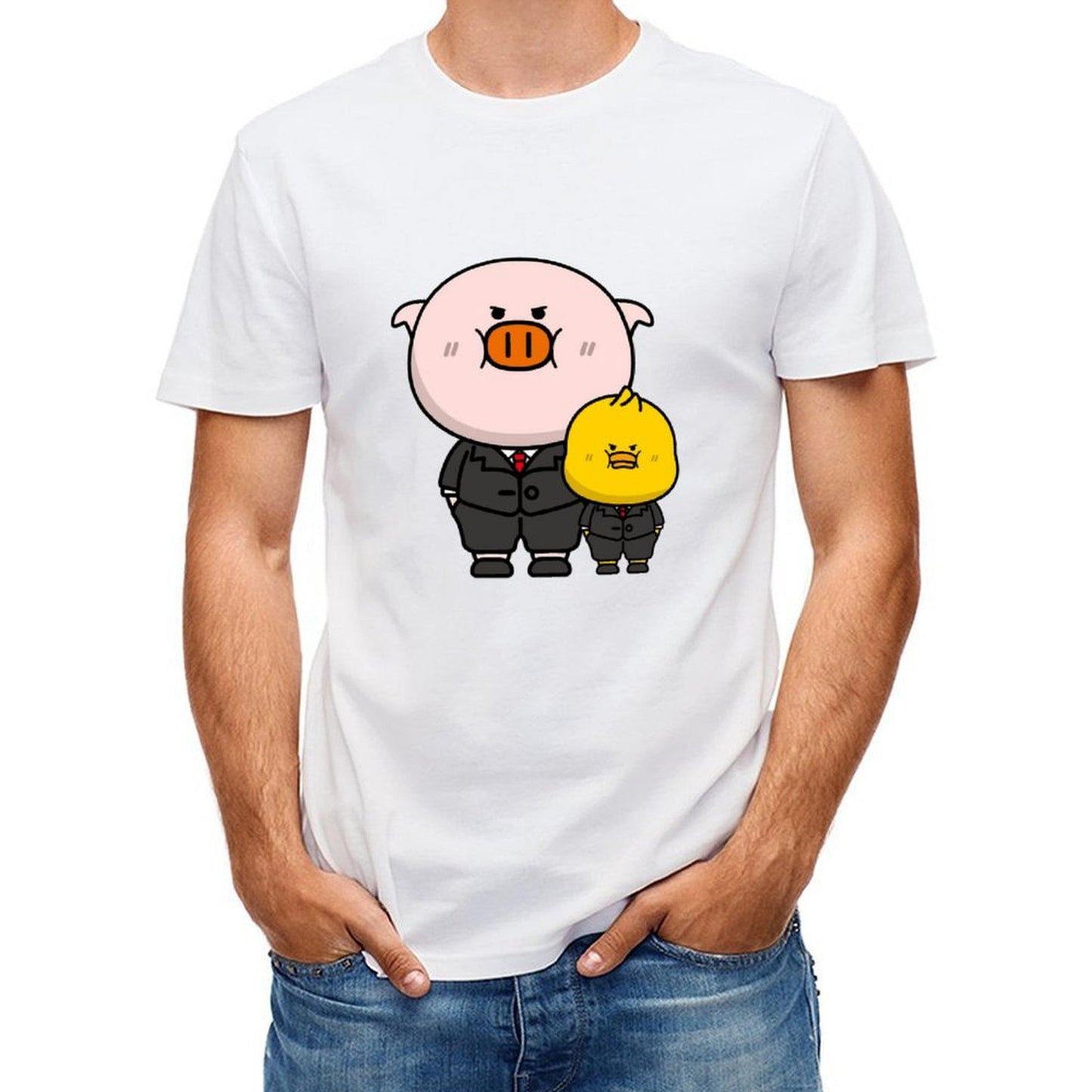 Vibrant Colors Classic Front Graphic T-shirt