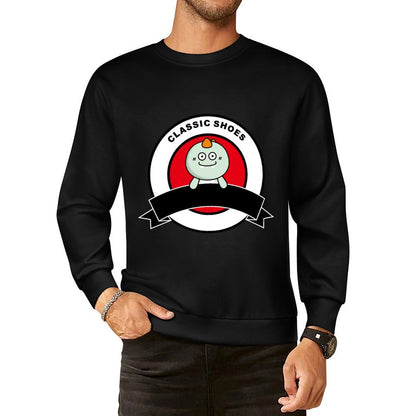 Front Patterned Long Sleeve TopBasic ClassicStyle