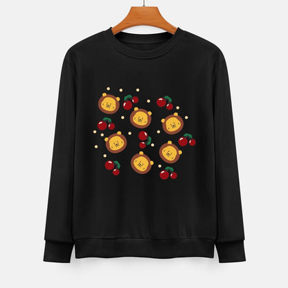 Front Patterned Long Sleeve TopDaily Wrinkle-Free