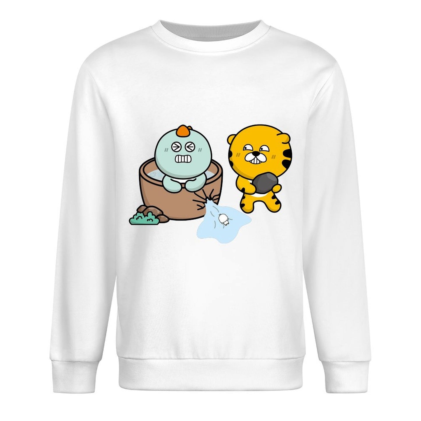 Front Patterned Long Sleeve TopBold Edition