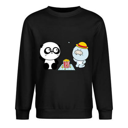 Front Patterned Long Sleeve TopMinimal Logo-Ready