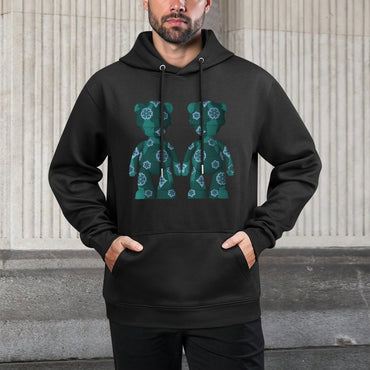 IPIB 250g Hooded Pocket Sweatshirt Front GraphicMen's Hooded  Sweatshirt6000091-3