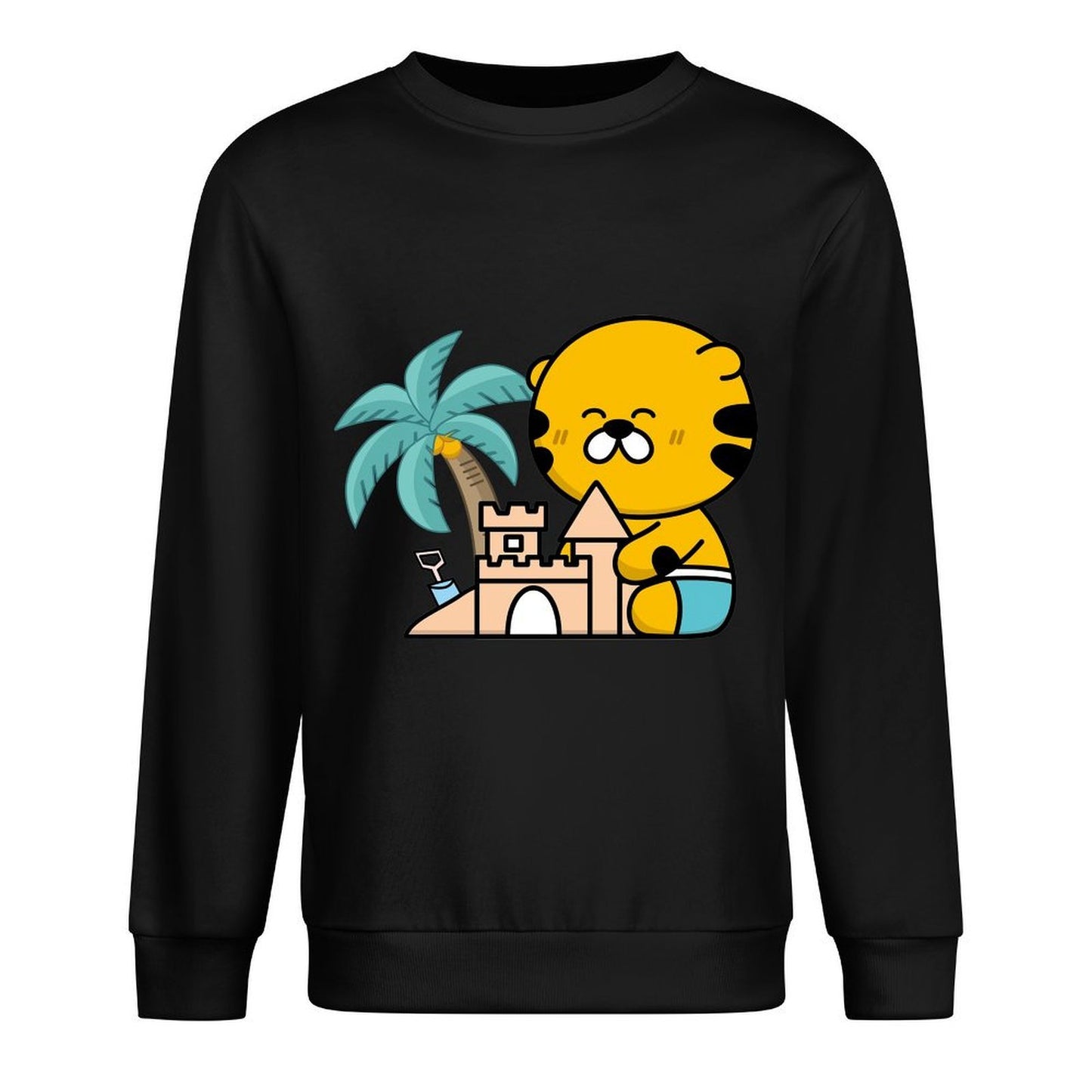 Front Patterned Long Sleeve TopRefined Clean Edges