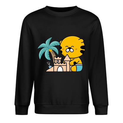 Front Patterned Long Sleeve TopRefined Clean Edges