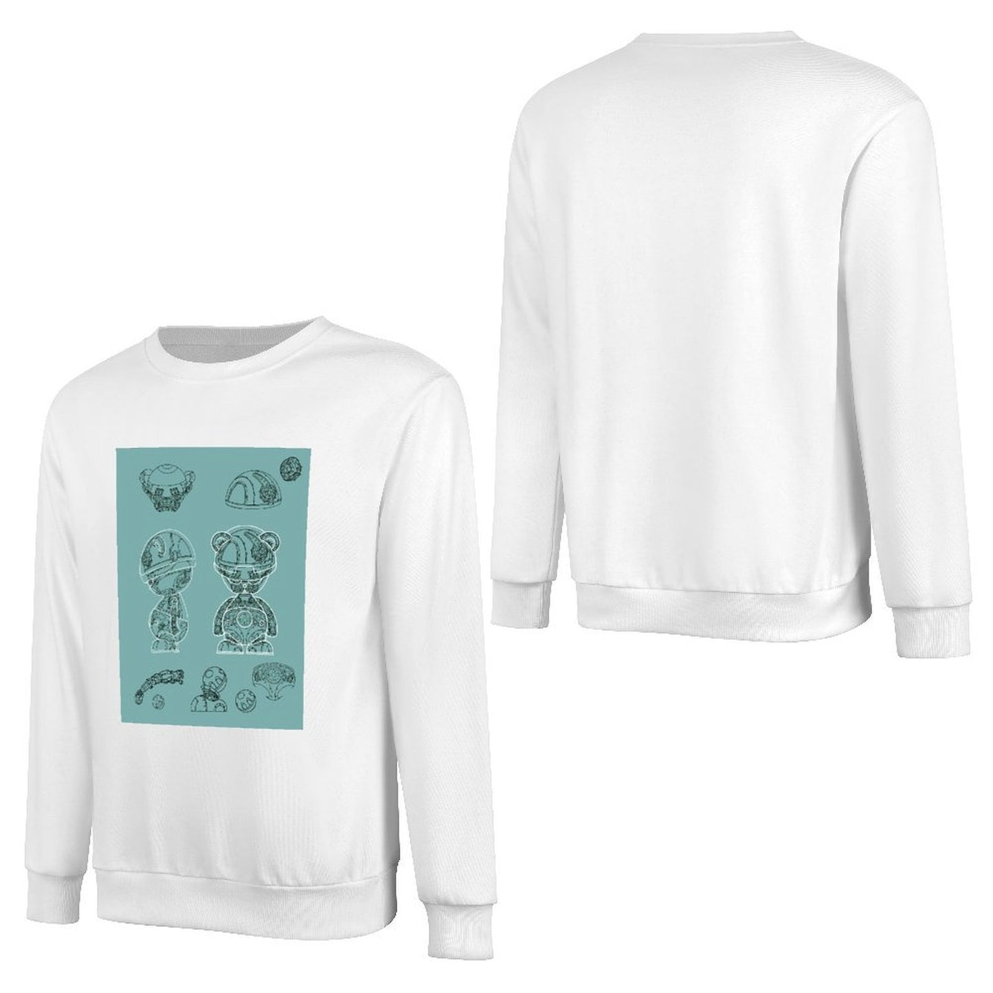 Long Sleeve With Front PatternNatural Men¡¯s / Women¡¯s / Youth