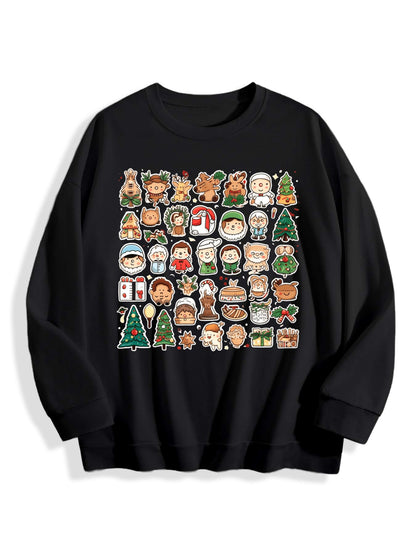 Customized Christmas-themed hoodies Multiple pictures