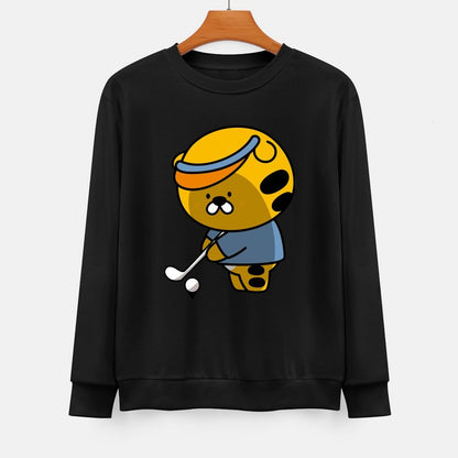  Front Patterned Long Sleeve TopClassic Sport