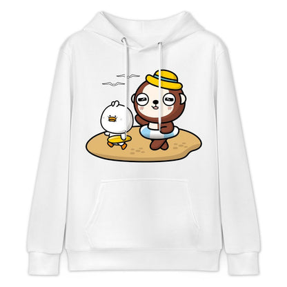 Refined Heavyweight Front Graphic Hoodies