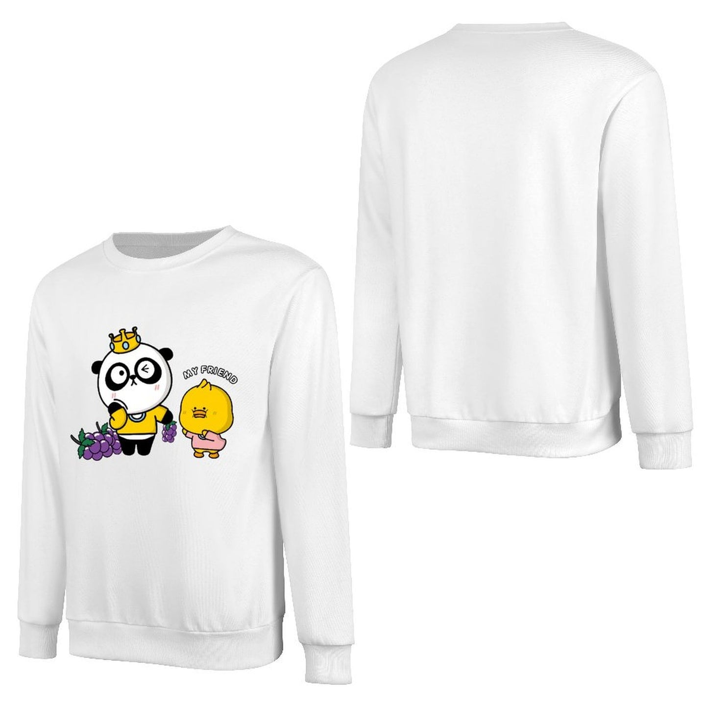 Front Patterned Long Sleeve TopPrint-Ready Standard