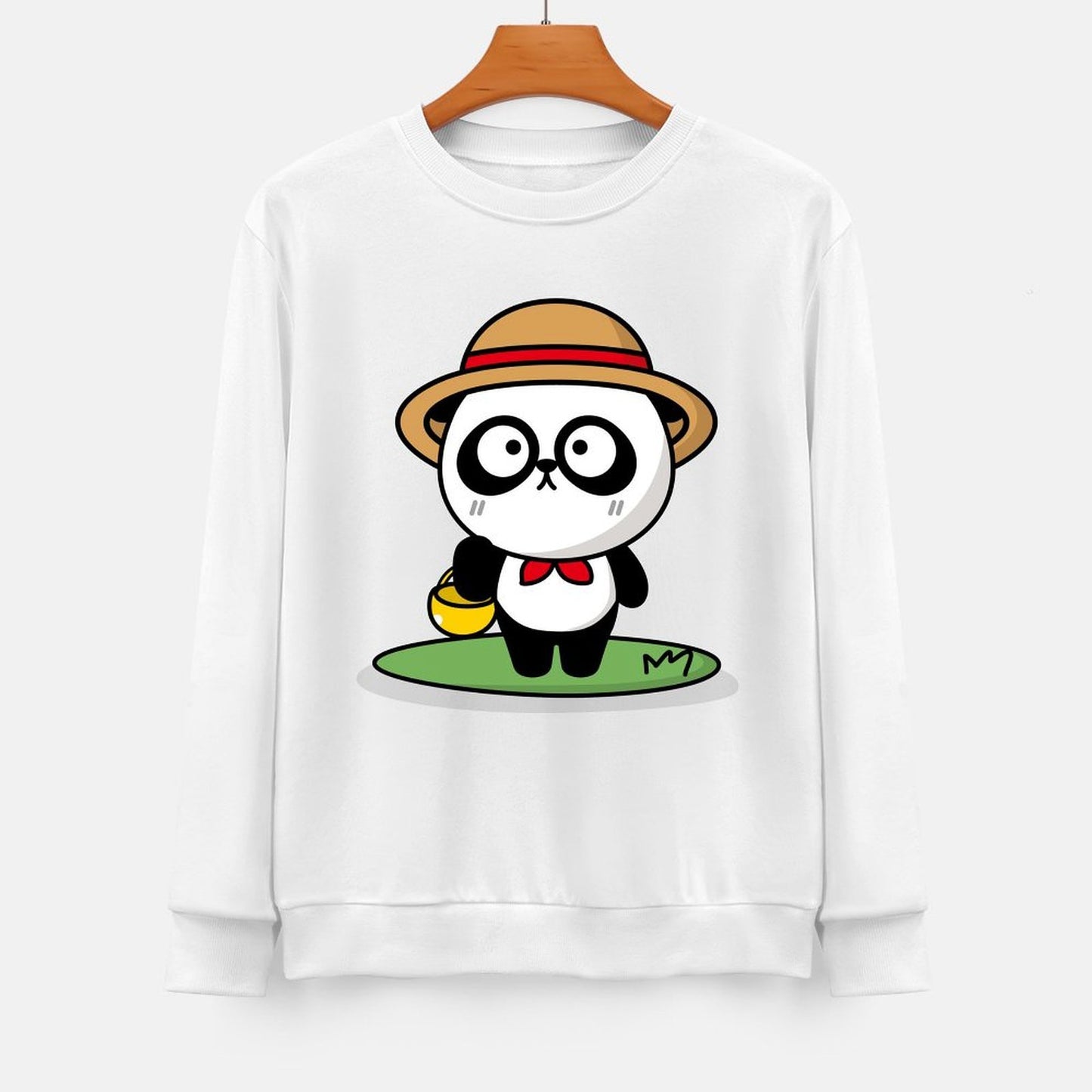 Front Patterned Long Sleeve TopPerformance High-Quality