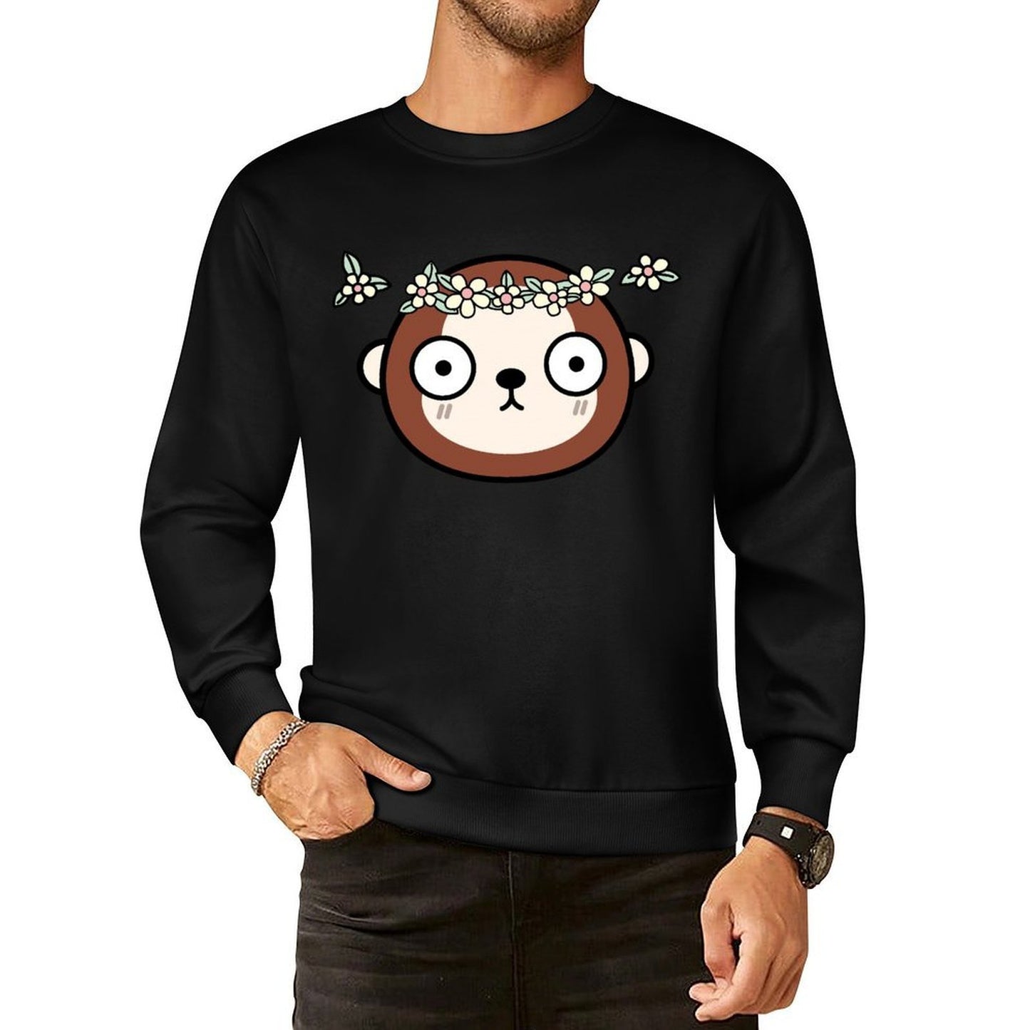 Front Patterned Long Sleeve TopSoftstyle StreetLine