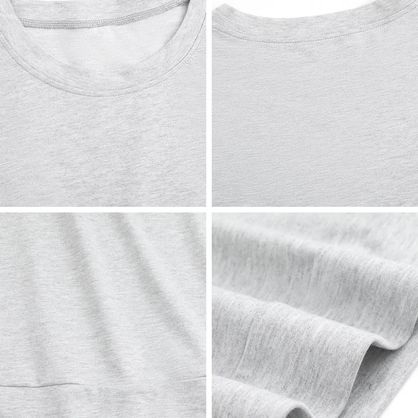 240g Crew Neck Sweatshirt - Light Gray