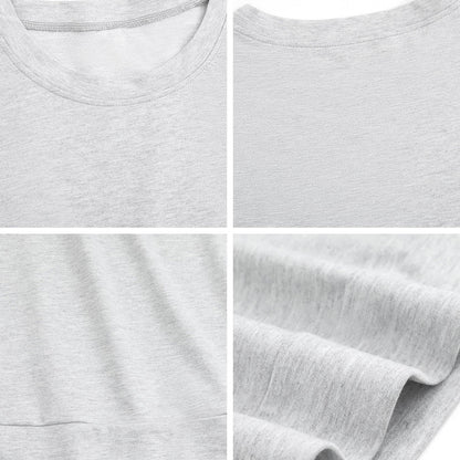 240g Crew Neck Sweatshirt - Light Gray-back