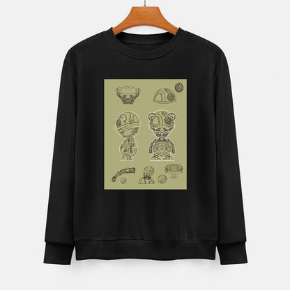 IPIB 250g Crew Neck Long Sleeve Sweatshirt Front GraphicCrew Neck Long Sleeve Sweatshirt6000008-5