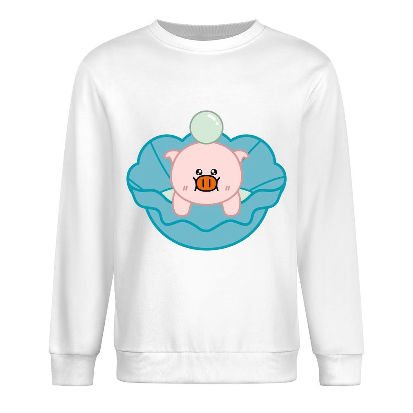 Front Patterned Long Sleeve TopBreathable Eco-Conscious