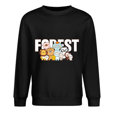 Front Patterned Long Sleeve TopComfort Essential