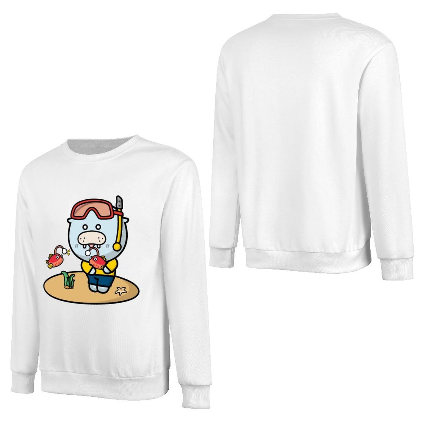 Front Patterned Long Sleeve Top Studio YearRound
