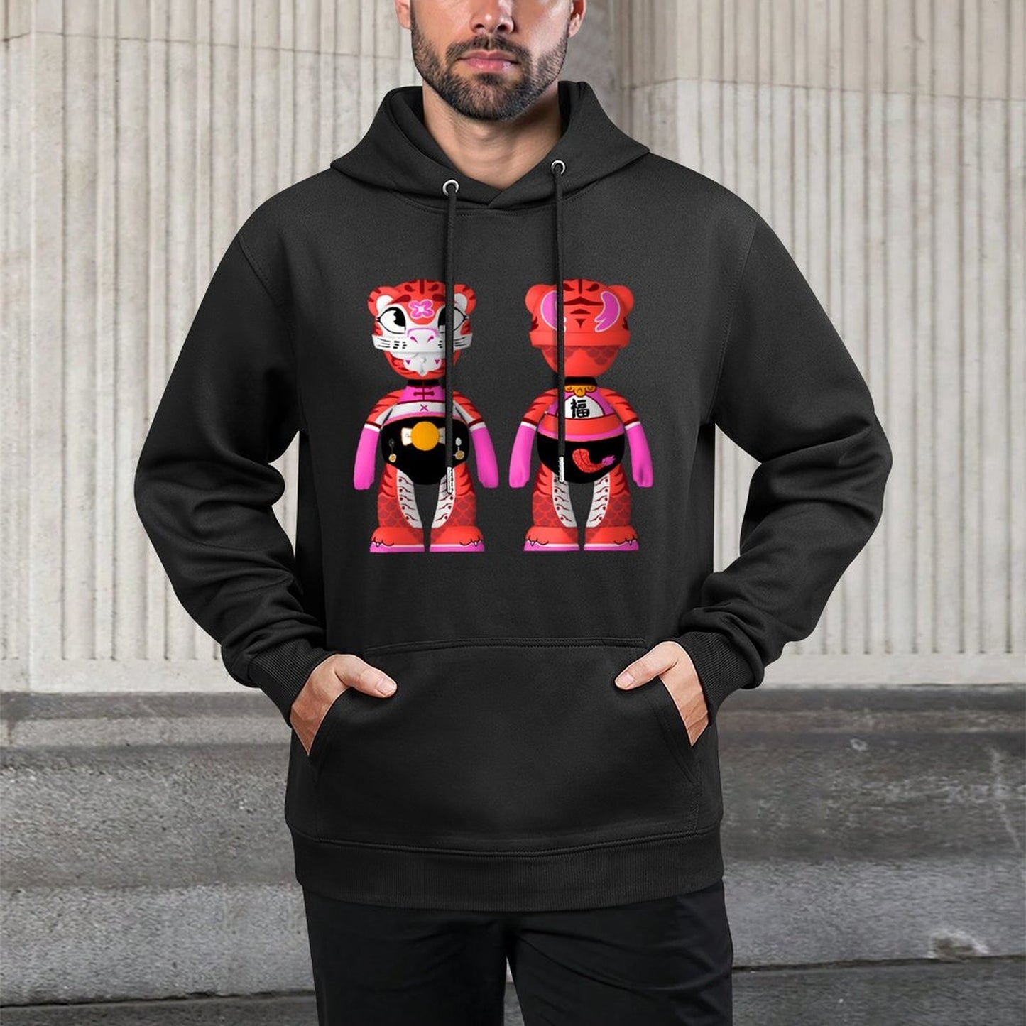 Hoodie Front PatternBold LooseFit