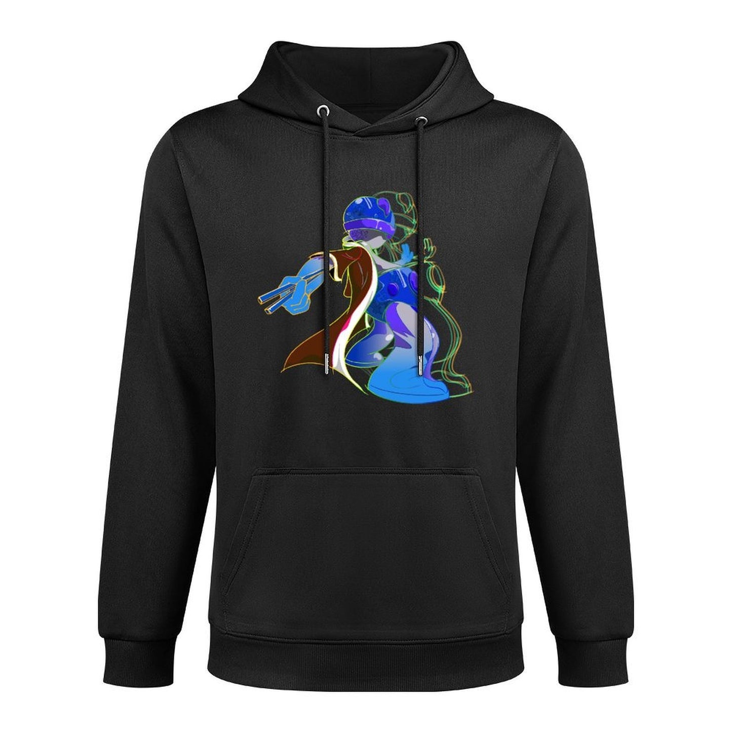 Hoodie Front PatternMinimalist Sharp