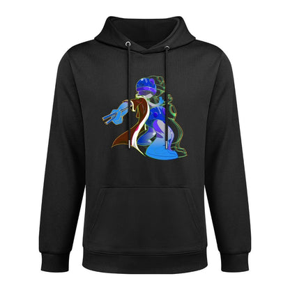 Hoodie Front PatternMinimalist Sharp