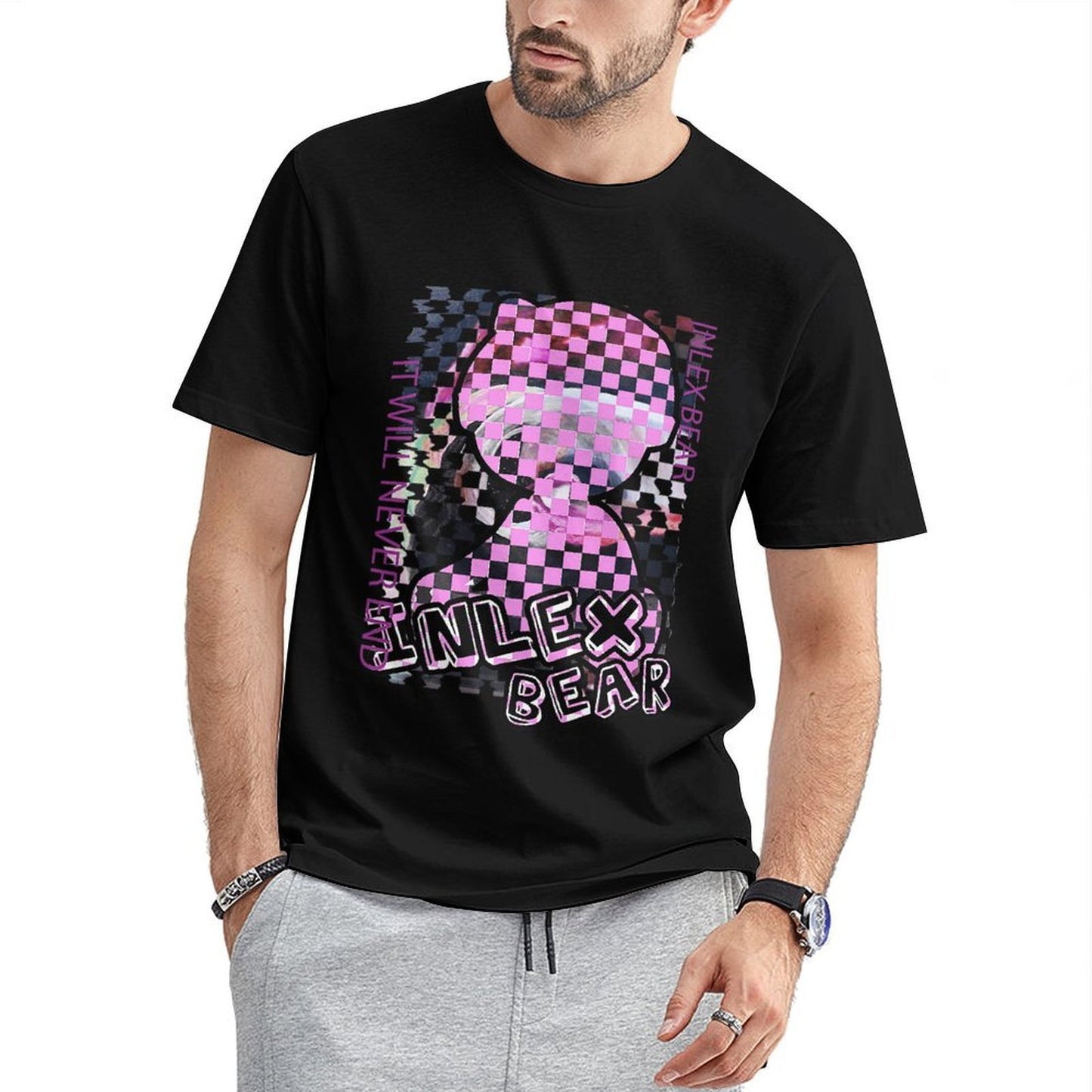 Inlex Bear T-shirtsPrinting Regular T-Shirt
