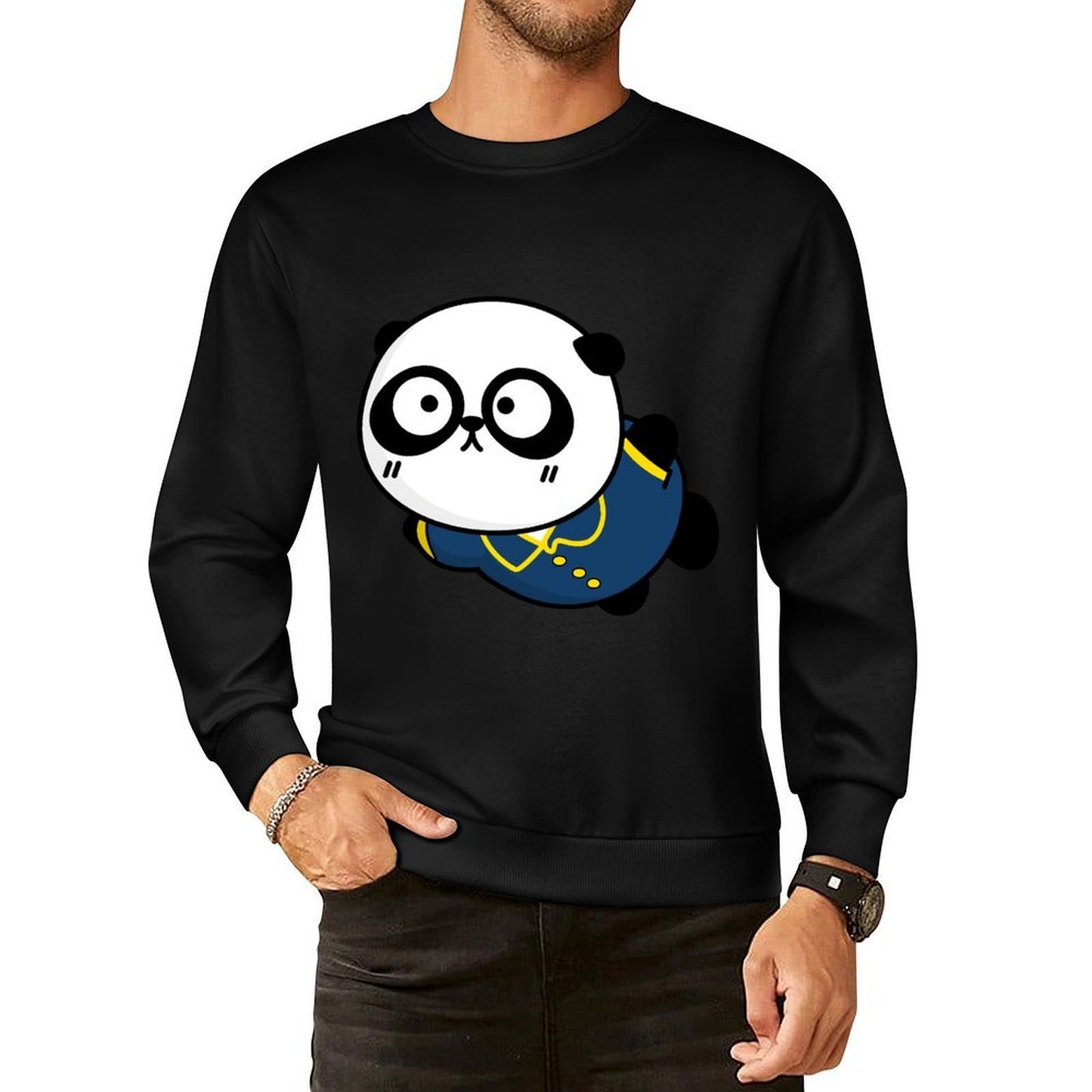 Front Patterned Long Sleeve TopSeries TrueComfort