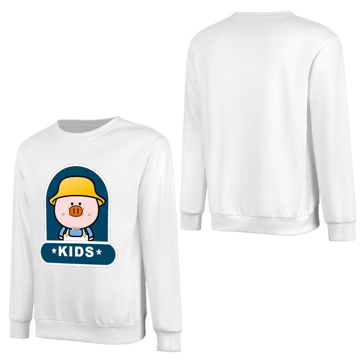 Front Patterned Long Sleeve TopTimeless Solid