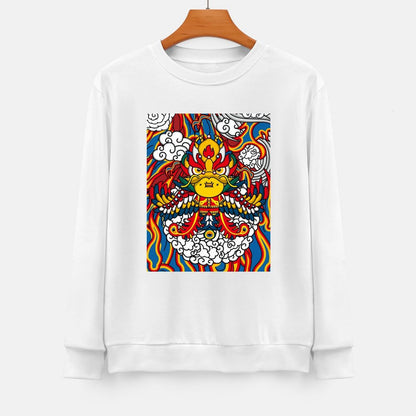 Front Patterned Long Sleeve TopSeamless ActiveWear