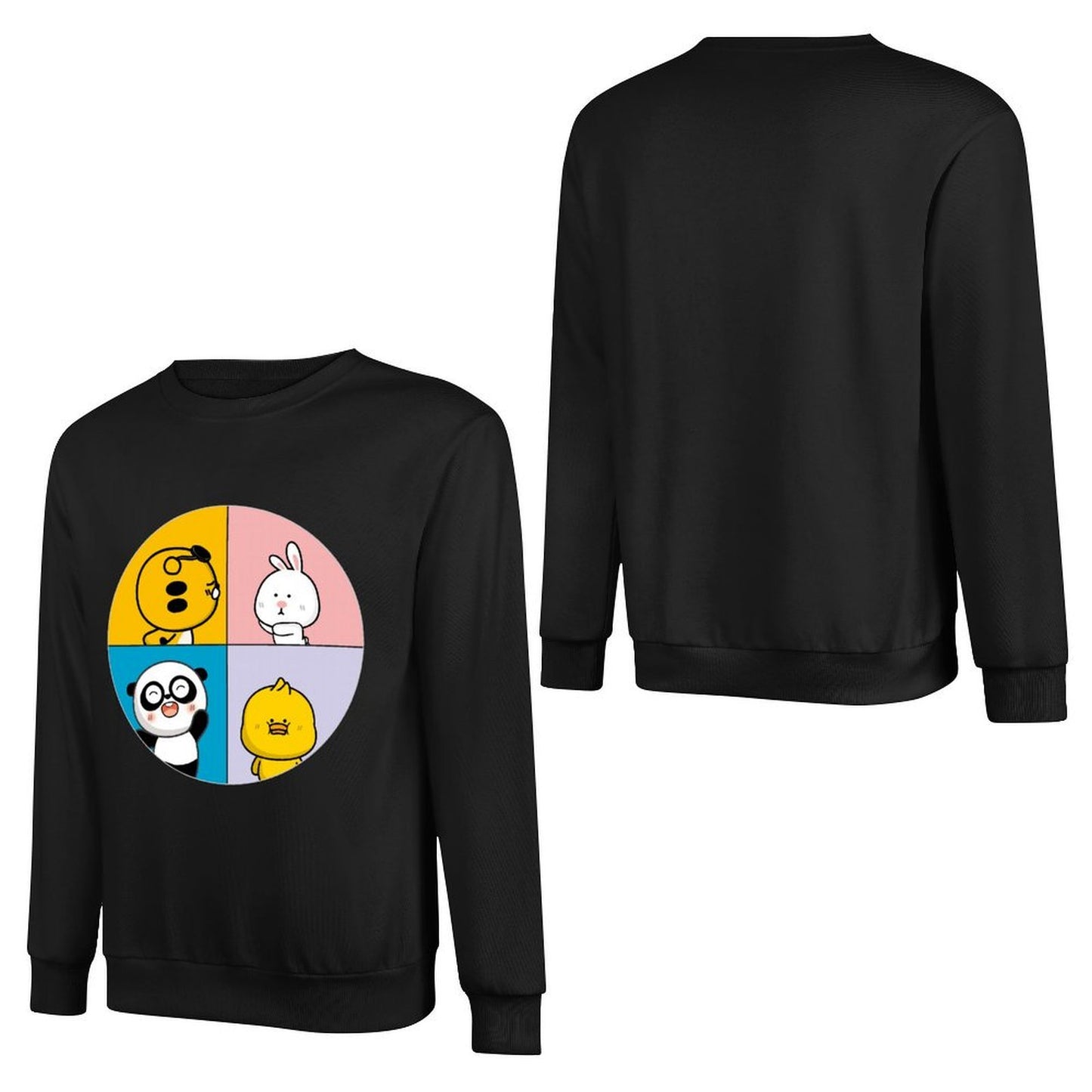 Front Patterned Long Sleeve TopSmooth TrueFit