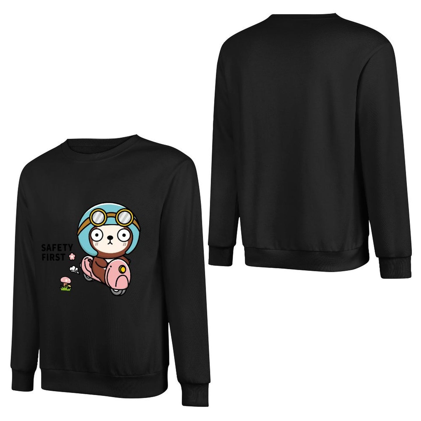 Front Patterned Long Sleeve TopStudio LifestyleLine