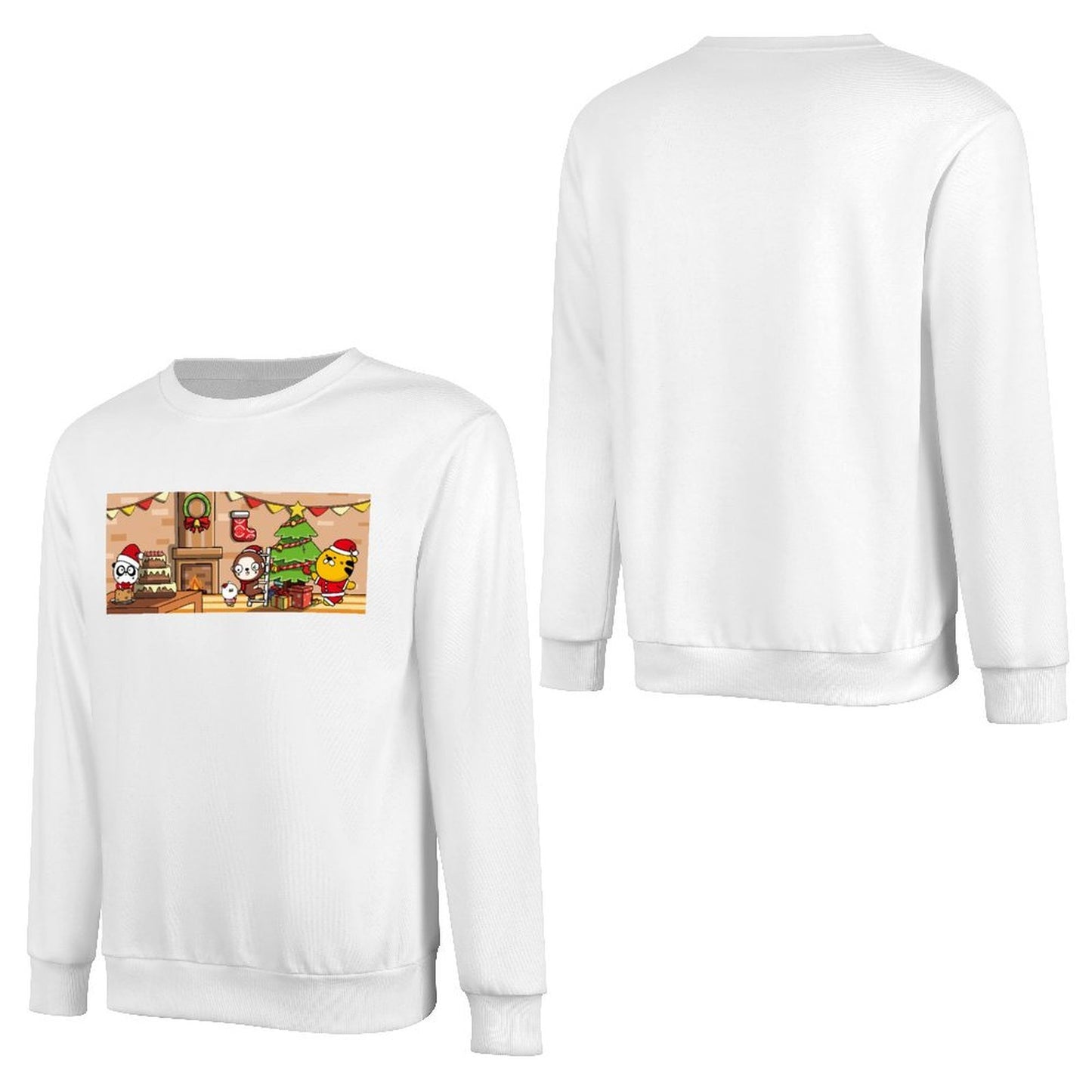 Front Patterned Long Sleeve TopCotton Refined