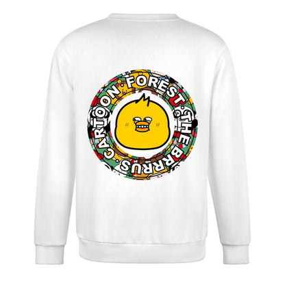 Long-sleeved crew neck sweatshirtPlain Regular Long Sleeve