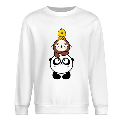 Front Patterned Long Sleeve TopEasy-Care Made-to-Order