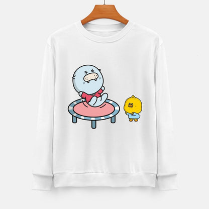 Front Patterned Long Sleeve TopClassicSeries SmoothWear